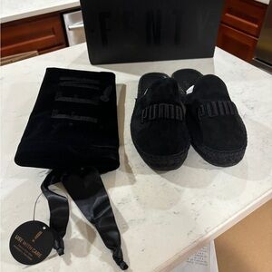 Pre Owned Puma Fenty Espandrille Womens With New Shoes Bag, Us Size 7.5, Euro 38